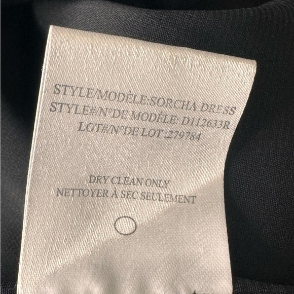 Theory Black Sorcha Silk Shift Dress Size 8 - Picture 10 of 11